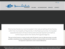 Tablet Screenshot of marina-islacanela.com